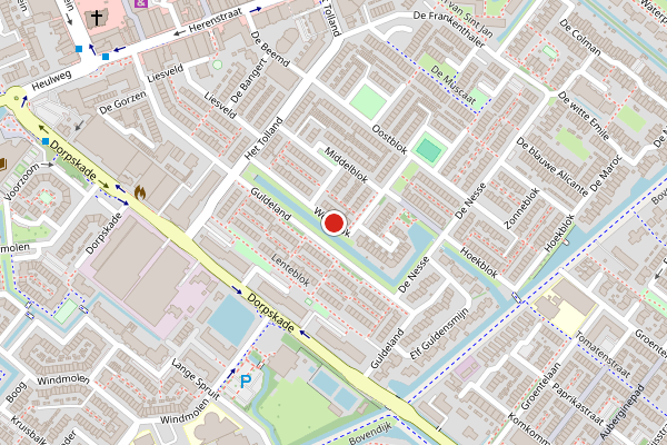 Brandweer-melding op Westblok, Wateringen op 28 juni, kaart-overzicht