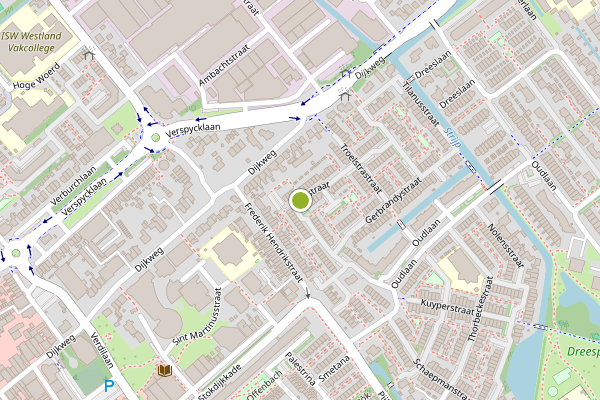 Ambulance-melding op Beelstraat, Naaldwijk op 29 juni, kaart-overzicht
