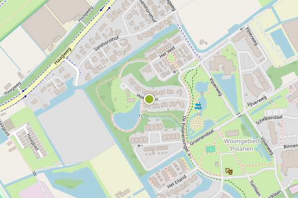 Ambulance-melding op Hoevelaan, Monster op 30 juni, kaart-overzicht