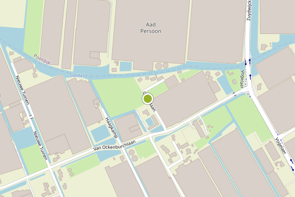 Ambulance-melding op Gantellaan, Honselersdijk op 2 juli, kaart-overzicht