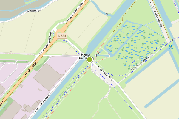 Ambulance-melding op Polderhaakweg, Hoek van Holland op 7 mei, kaart-overzicht