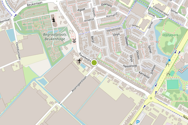 Ambulance-melding op Naaldwijkseweg, 's-Gravenzande op 4 juli, kaart-overzicht