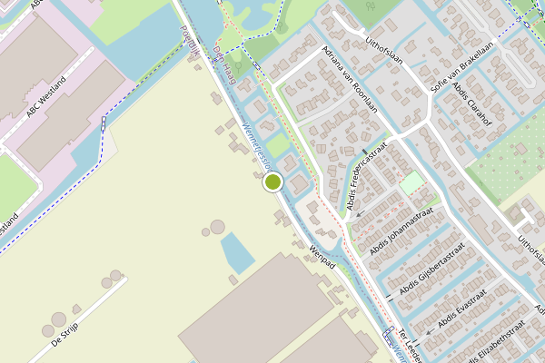 Ambulance-melding op Wenpad, Poeldijk op 6 juli, kaart-overzicht