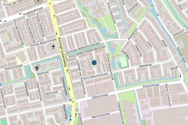 Politie-melding op Adolf van Nassaustraat, 's-Gravenzande op 6 juli, kaart-overzicht