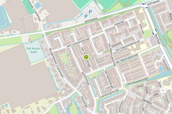 Ambulance-melding op van Swietenstraat, De Lier op 8 juli, kaart-overzicht