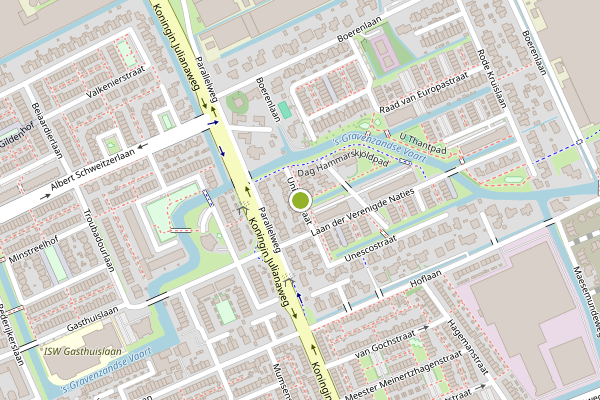 Ambulance-melding op Unicefstraat, 's-Gravenzande op 8 juli, kaart-overzicht