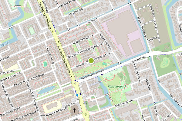 Ambulance-melding op van den Binckhorststraat, 's-Gravenzande op 8 juli, kaart-overzicht