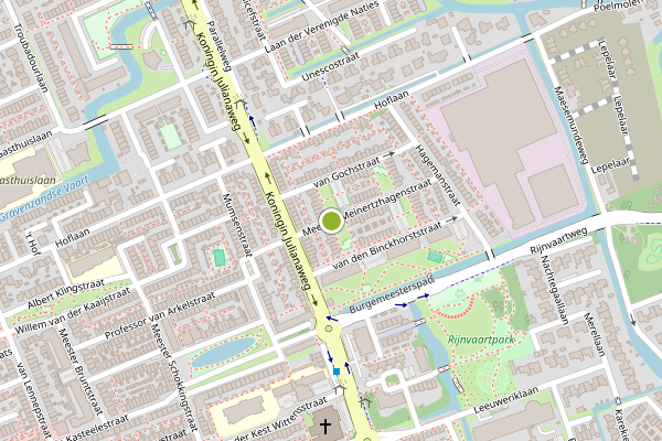 Ambulance-melding op Mr. Meinertzhagenstraat, 's-Gravenzande op 8 juli, kaart-overzicht