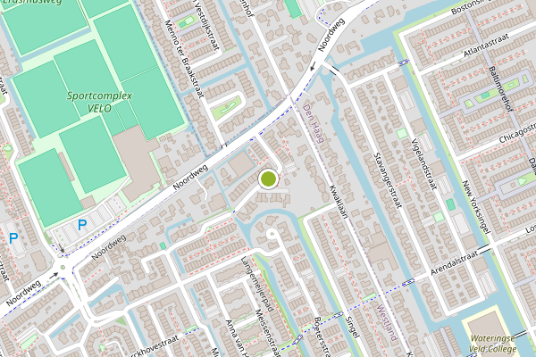 Ambulance-melding op Van der Wateringhestraat, Wateringen op 9 juli, kaart-overzicht