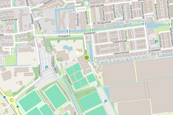 Ambulance-melding op Hoogwerf, Naaldwijk op 9 mei, kaart-overzicht