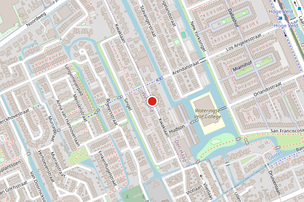 Brandweer-melding op Kwaklaan, Wateringen op 12 juli, kaart-overzicht