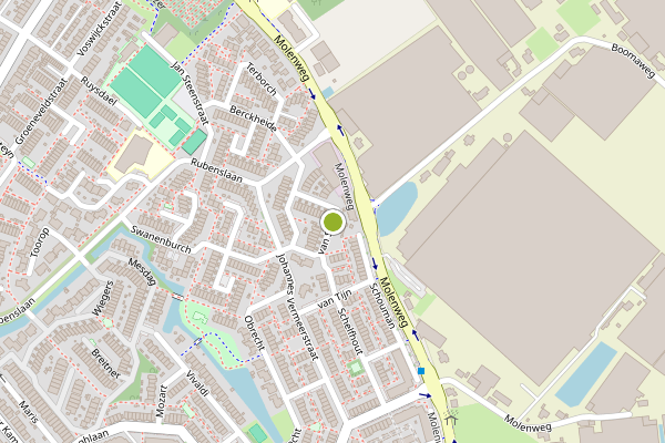 Ambulance-melding op van Scorel, Monster op 19 juli, kaart-overzicht