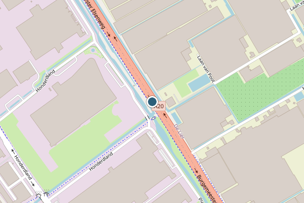 Politie-melding op Maasdijk op 22 juli, kaart-overzicht