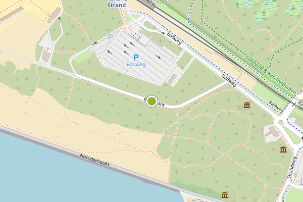 Ambulance-melding op Rivierkant, Hoek van Holland op 23 juli, kaart-overzicht