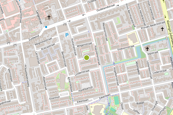 Ambulance-melding op Kamperfoeliestraat, 's-Gravenzande op 24 juli, kaart-overzicht