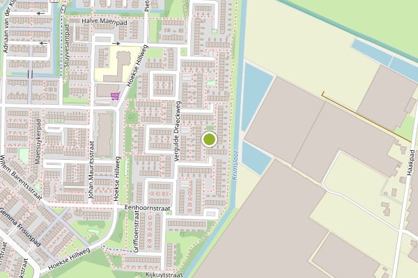 Ambulance-melding op Peperboomstraat, Hoek van Holland op 24 juli, kaart-overzicht