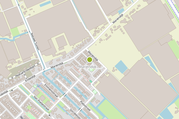 Ambulance-melding op 2e Van Reenenstraat, Honselersdijk op 24 juli, kaart-overzicht