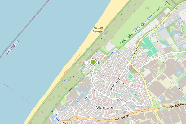 Ambulance-melding op Ter Heijde op 25 juli, kaart-overzicht