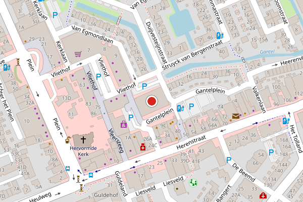 Brandweer-melding op Struyck van Bergenstraat, Wateringen op 14 mei, kaart-overzicht