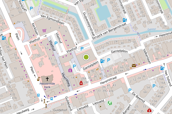 Ambulance-melding op Struyck van Bergenstraat, Wateringen op 14 mei, kaart-overzicht