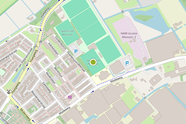 Ambulance-melding op Duyvenvoordestraat, Monster op 16 mei, kaart-overzicht