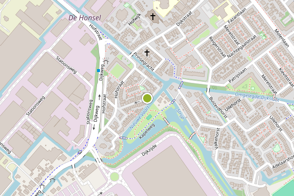 Ambulance-melding op Amalia van Solmsstraat, Honselersdijk op 16 mei, kaart-overzicht