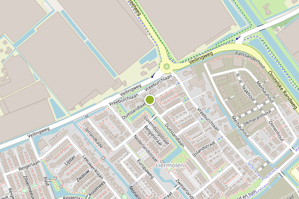 Ambulance-melding op Noorwegenstraat, De Lier op 27 juli, kaart-overzicht