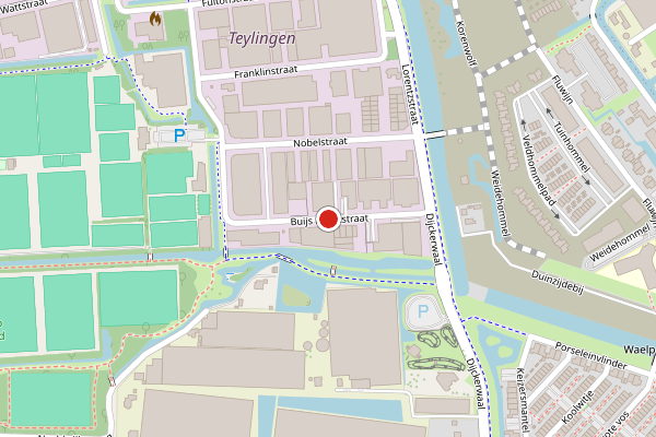 Brandweer-melding op Buijs Ballotstraat, 's-Gravenzande op 28 juli, kaart-overzicht