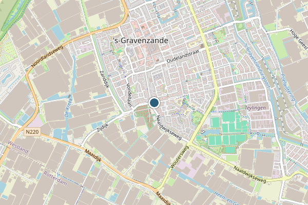 Politie-melding op 's-Gravenzande op 28 juli, kaart-overzicht