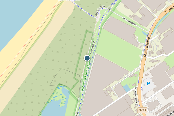 Ambulance + Brandweer + Politie samen ter plaatse op Arendsduin, 's-Gravenzande op 28 juli, kaart-overzicht nieuws-bericht