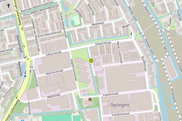 Ambulance-melding op Edisonstraat, 's-Gravenzande op 18 mei, kaart-overzicht