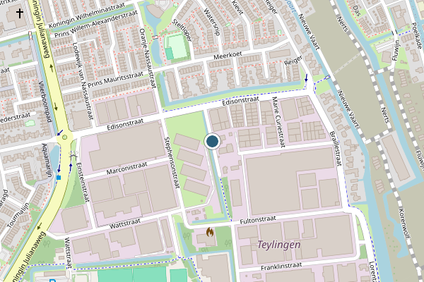Politie-melding op Edisonstraat, 's-Gravenzande op 18 mei, kaart-overzicht