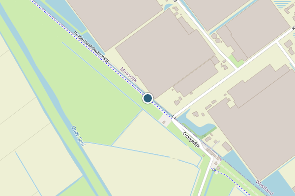 Politie-melding op Oranjedijk, Hoek van Holland op 31 juli, kaart-overzicht