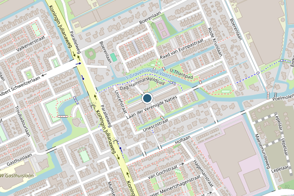 Politie-melding op Gedempte Tankgracht, 's-Gravenzande op 31 juli, kaart-overzicht