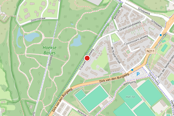 Brandweer-melding op 's-Gravenzandseweg, Hoek van Holland op 18 mei, kaart-overzicht