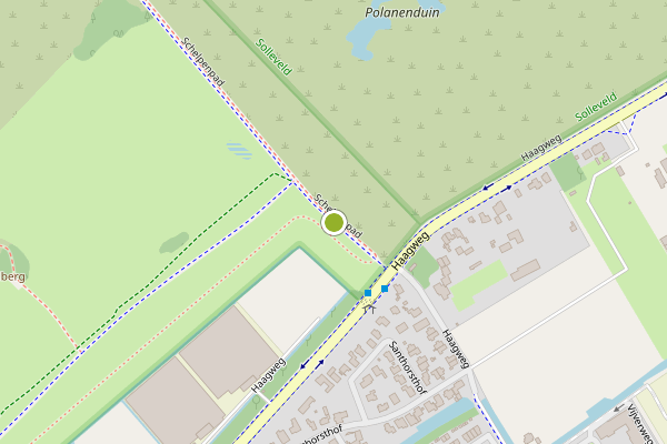Ambulance-melding op Schelpenpad, Monster op 19 mei, kaart-overzicht