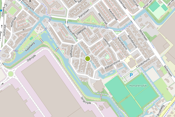 Ambulance-melding op Ravehorst, Honselersdijk op 19 mei, kaart-overzicht