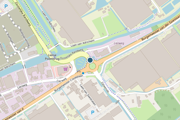 Politie-melding op Oostelijke Randweg, De Lier op 19 mei, kaart-overzicht