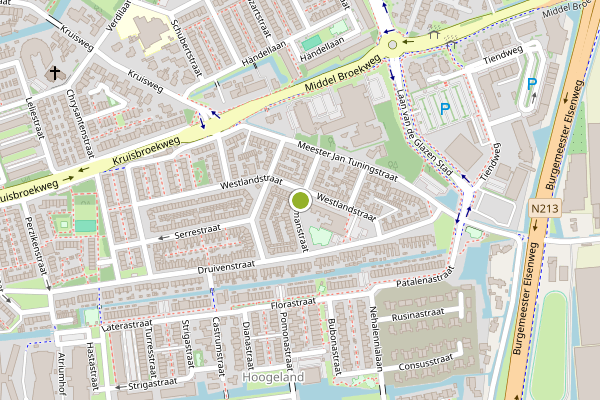 Ambulance-melding op Colmanstraat, Naaldwijk op 2 augustus, kaart-overzicht