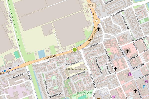 Ambulance-melding op Zeestraat, 's-Gravenzande op 19 mei, kaart-overzicht