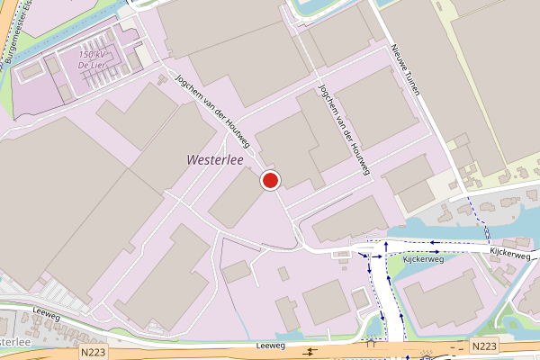 Brandweer-melding op Jogchem van der Houtweg, De Lier op 3 augustus, kaart-overzicht