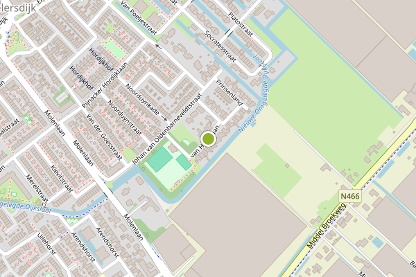 Ambulance-melding op van Heijstlaan, Honselersdijk op 4 augustus, kaart-overzicht