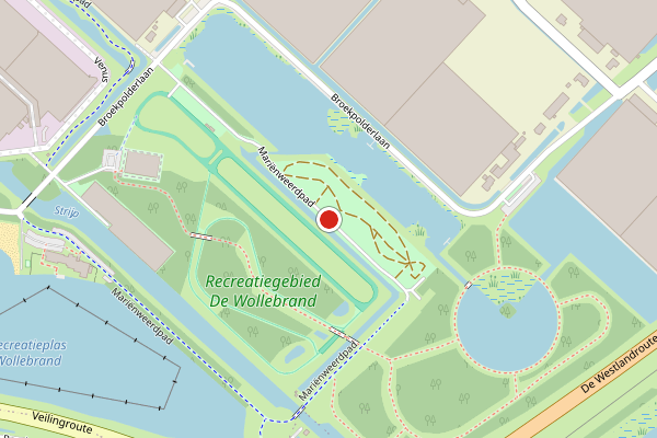 Brandweer-melding op Marienweerdpad, Honselersdijk op 4 augustus, kaart-overzicht