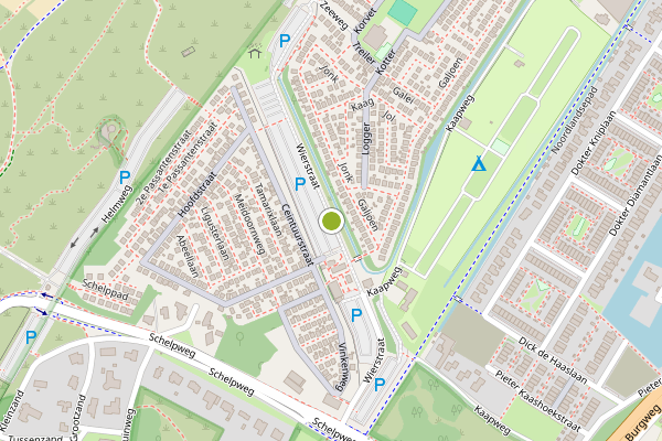 Ambulance-melding op Wierstraat, Hoek van Holland op 4 augustus, kaart-overzicht