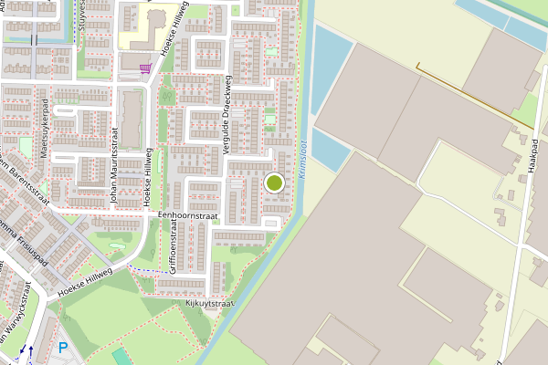 Ambulance-melding op Theeboomstraat, Hoek van Holland op 20 mei, kaart-overzicht