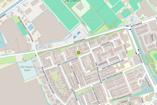 Ambulance-melding op van Wassenaarstraat, De Lier op 20 mei, kaart-overzicht