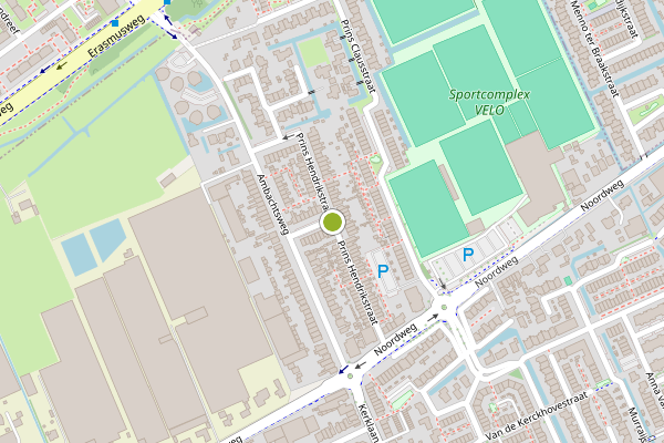 Ambulance-melding op Prins Hendrikstraat, Wateringen op 5 augustus, kaart-overzicht