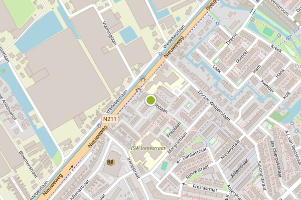 Ambulance-melding op Mauritslaan, Poeldijk op 21 mei, kaart-overzicht