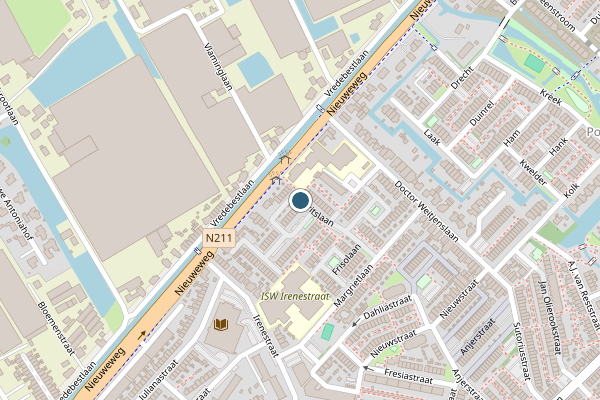 Politie-melding op Mauritslaan, Poeldijk op 21 mei, kaart-overzicht