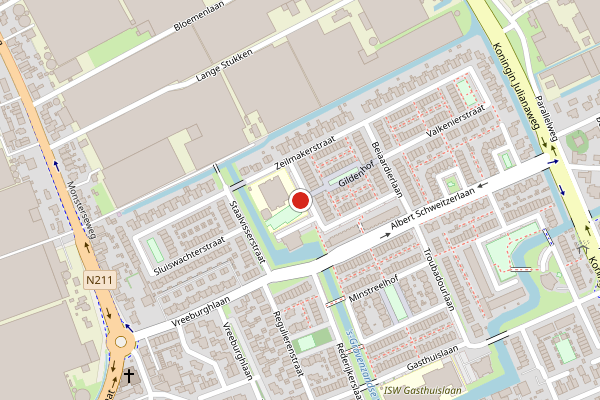 Brandweer-melding op Wagenmakerstraat, 's-Gravenzande op 7 augustus, kaart-overzicht